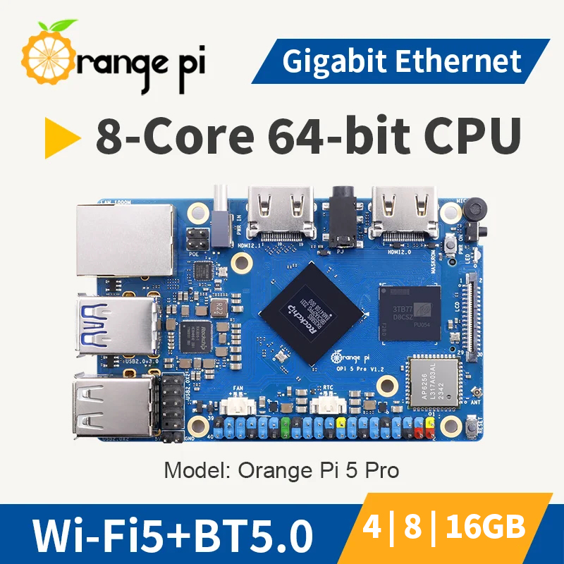 Orange Pi 5 Pro 16 8 4 Go de R - Orange Pi 5 Plus 16Gb avis et prix